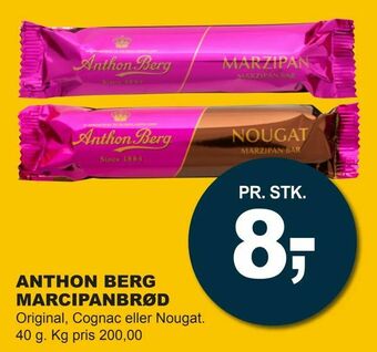 Let-Køb Anthon berg marcipanbrød tilbud