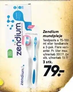 Bilka Zendium mundpleje tilbud