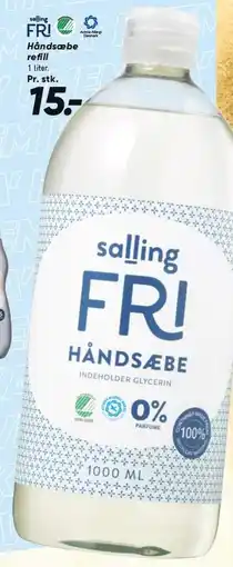 Bilka Håndsæbe refill tilbud