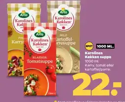 Netto ARLA Karolines Køkken suppe tilbud