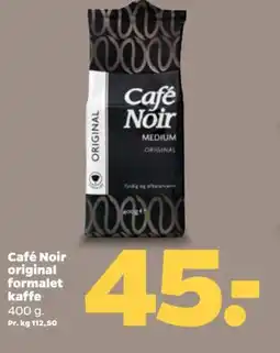 Netto Cafe Noir Original Formalet Kaffe tilbud