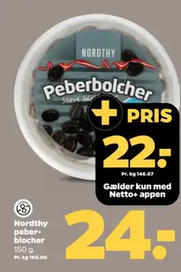 Netto NORDTHY Peberbolcher tilbud