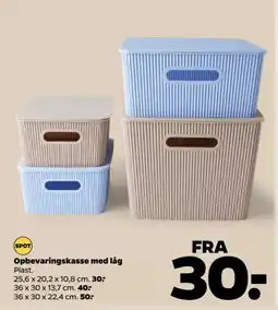 Netto Opbevaringskasse med låg tilbud