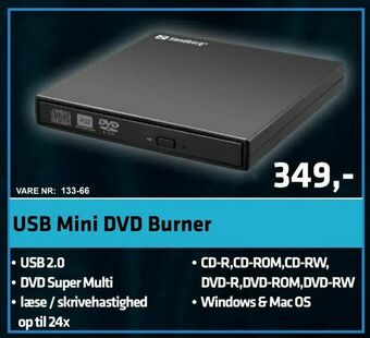 LabTech Data USB Mini DVD Burner tilbud