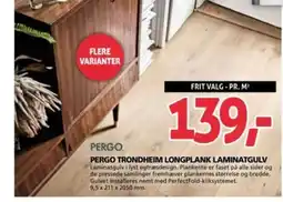 XL-BYG PERGO Trondheim Longplank Laminatgulv tilbud