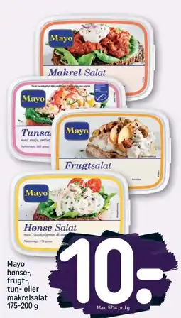 REMA 1000 Mayo hønse-, frugt-, tun- eller makrelsalat tilbud