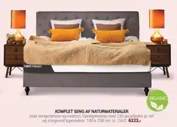 Daells Bolighus KOMPLET SENG AF NATURMATERIALER tilbud
