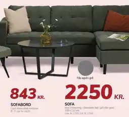Daells Bolighus SOFABORD ELLER SOFA tilbud