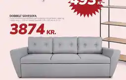 Daells Bolighus DOBBELT SOVESOFA tilbud