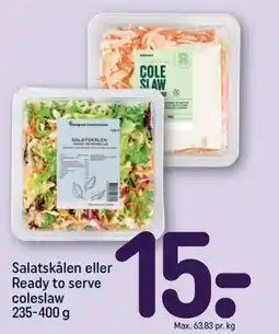 REMA 1000 Salatskålen eller Ready to serve coleslaw tilbud