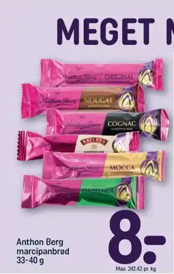 REMA 1000 Anthon Berg marcipanbrød tilbud