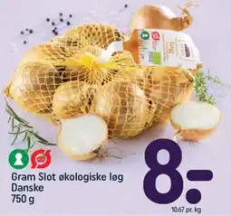 REMA 1000 Gram Slot økologiske løg Danske tilbud