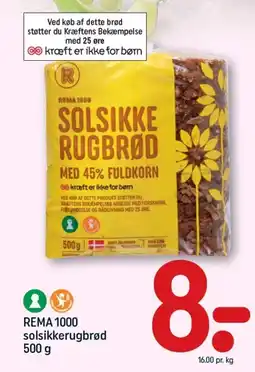 REMA 1000 REMA 1000 solsikkerugbrød tilbud