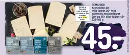 REMA 1000 REMA 1000 Kronekilde ost mild lagret 30+ med kommen, mellemlagret 30+ og 45+ eller lagret 45+ tilbud