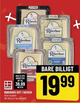 Løvbjerg Riberhus ost i skiver tilbud