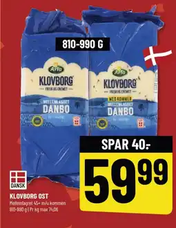 Løvbjerg Klovborg ost tilbud