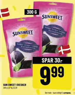 Løvbjerg Sun sweet svesker tilbud