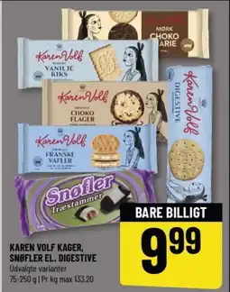 Løvbjerg Karen volf kager, snøfler el. digestive tilbud