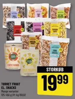 Løvbjerg Tørret frugt el. snacks tilbud