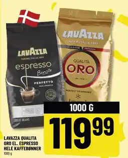 Løvbjerg Lavazza qualita oro el. espresso hele kaffebønner tilbud