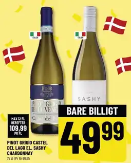 Løvbjerg Pinot grigio castel del lago el. sashy chardonnay tilbud