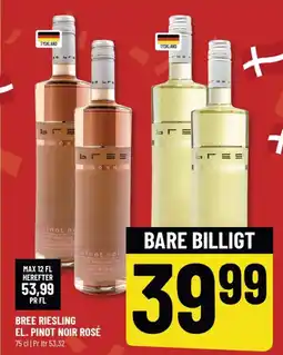 Løvbjerg Bree riesling el. pinot noir rosé tilbud