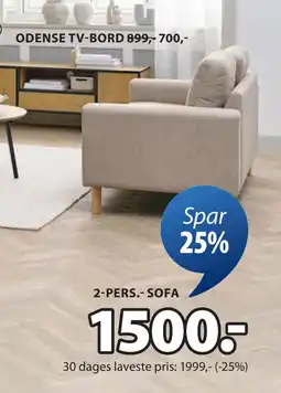 JYSK EGENSE SOFA tilbud
