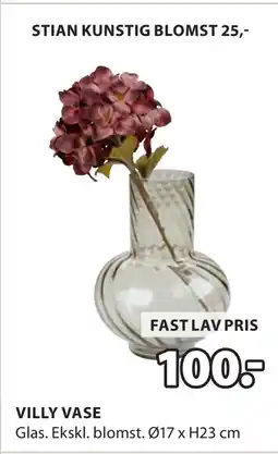 JYSK VILLY VASE tilbud