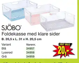 Harald Nyborg Foldekasse med klare sider tilbud