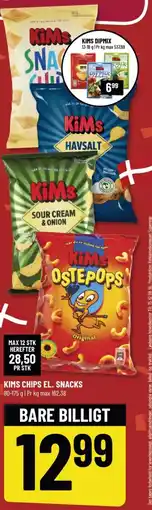 Løvbjerg KIMS CHIPS EL. SNACKS tilbud