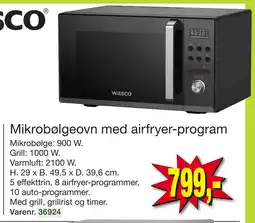 Harald Nyborg Mikrobølgeovn med airfryer-program tilbud