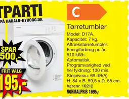 Harald Nyborg Tørretumbler tilbud