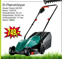 Harald Nyborg El-Plæneklipper tilbud