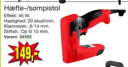 Harald Nyborg Hæfte-/sømpistol tilbud
