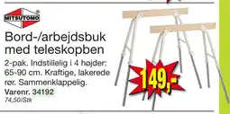 Harald Nyborg Bord-/arbejdsbuk med teleskopben tilbud