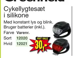 Harald Nyborg Cykellygtesæt i silikone tilbud