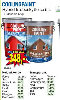 Harald Nyborg Hybrid træbeskyttelse 5 L tilbud