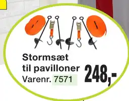 Harald Nyborg Stormsæt til pavilloner tilbud