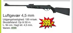 Harald Nyborg Luftgevær 4,5 mm tilbud