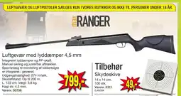 Harald Nyborg Luftgevær med lyddæmper 4,5 mm tilbud