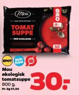 Netto Mou økologisk tomatsuppe tilbud