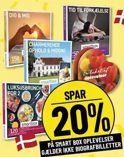 Løvbjerg SPAR 20% PÅ SMART BOX OPLEVELSER tilbud