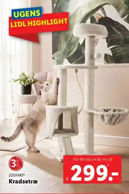 Lidl ZOOFARI Kradsetræ tilbud