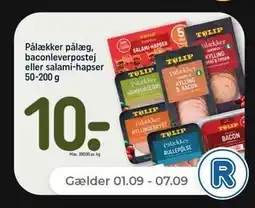 Netto Tulip pålæg, 10 kr tilbud