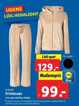Lidl ESMARA Fritidssæt tilbud