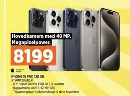 Power IPHONE 15 PRO 128 GB tilbud