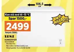 Power SENZ KUMMEFRYSER tilbud