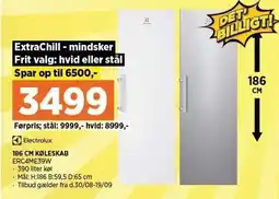 Power ELECTROLUX 186 CM KØLESKAB tilbud
