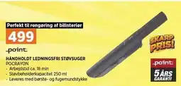 Power POINT HÅNDHOLDT LEDNINGSFRI STØVSUGER tilbud
