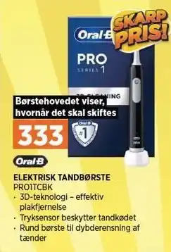 Power ELEKTRISK TANDBØRSTE tilbud